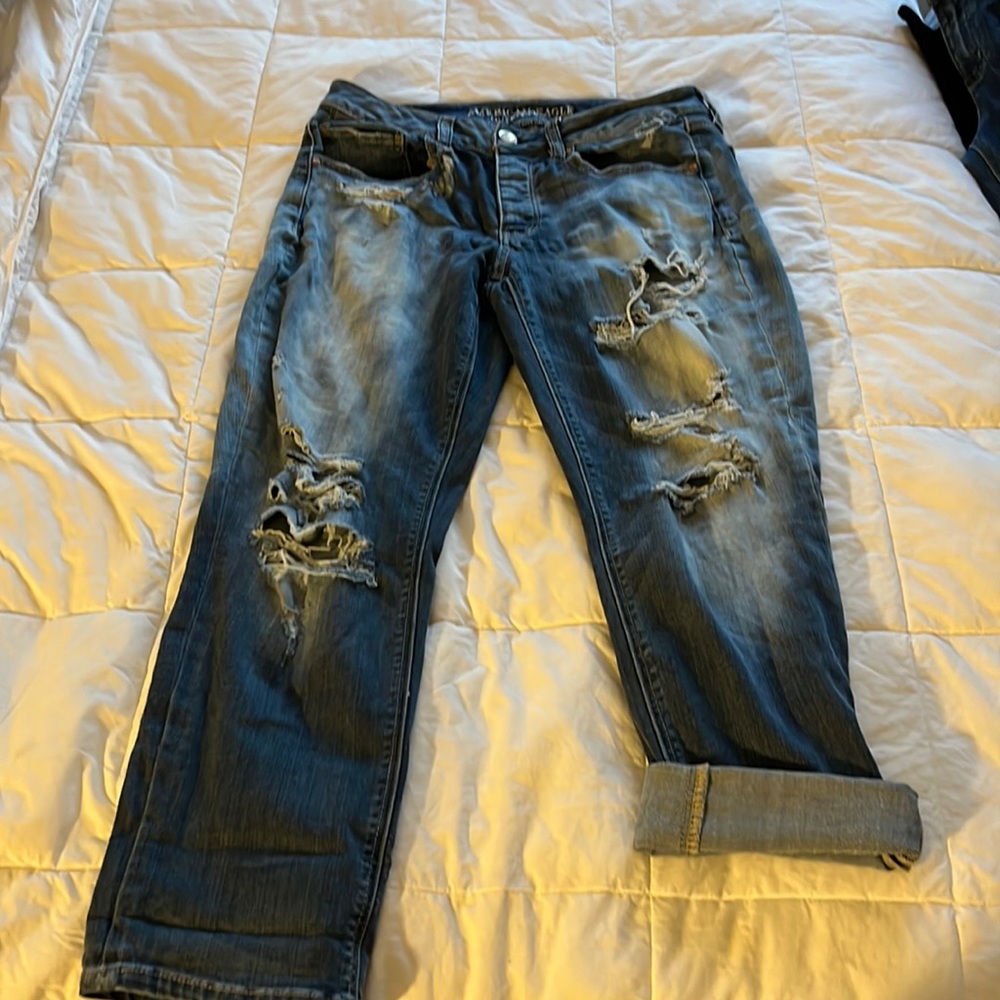 American Eagle Super super stretch Tomgirl jeans